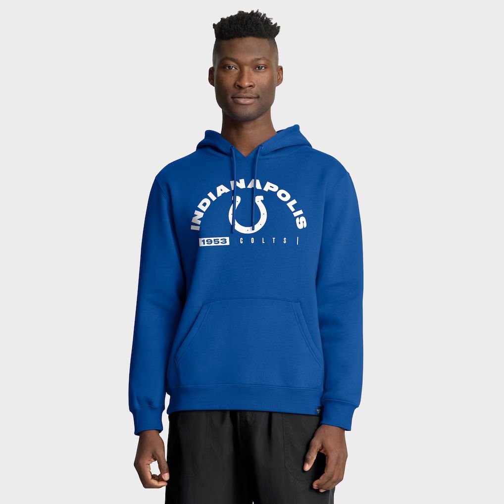Men 2026 NFL Indianapolis Colts blue Hoodie hooded style 01->indianapolis colts->NFL Jersey